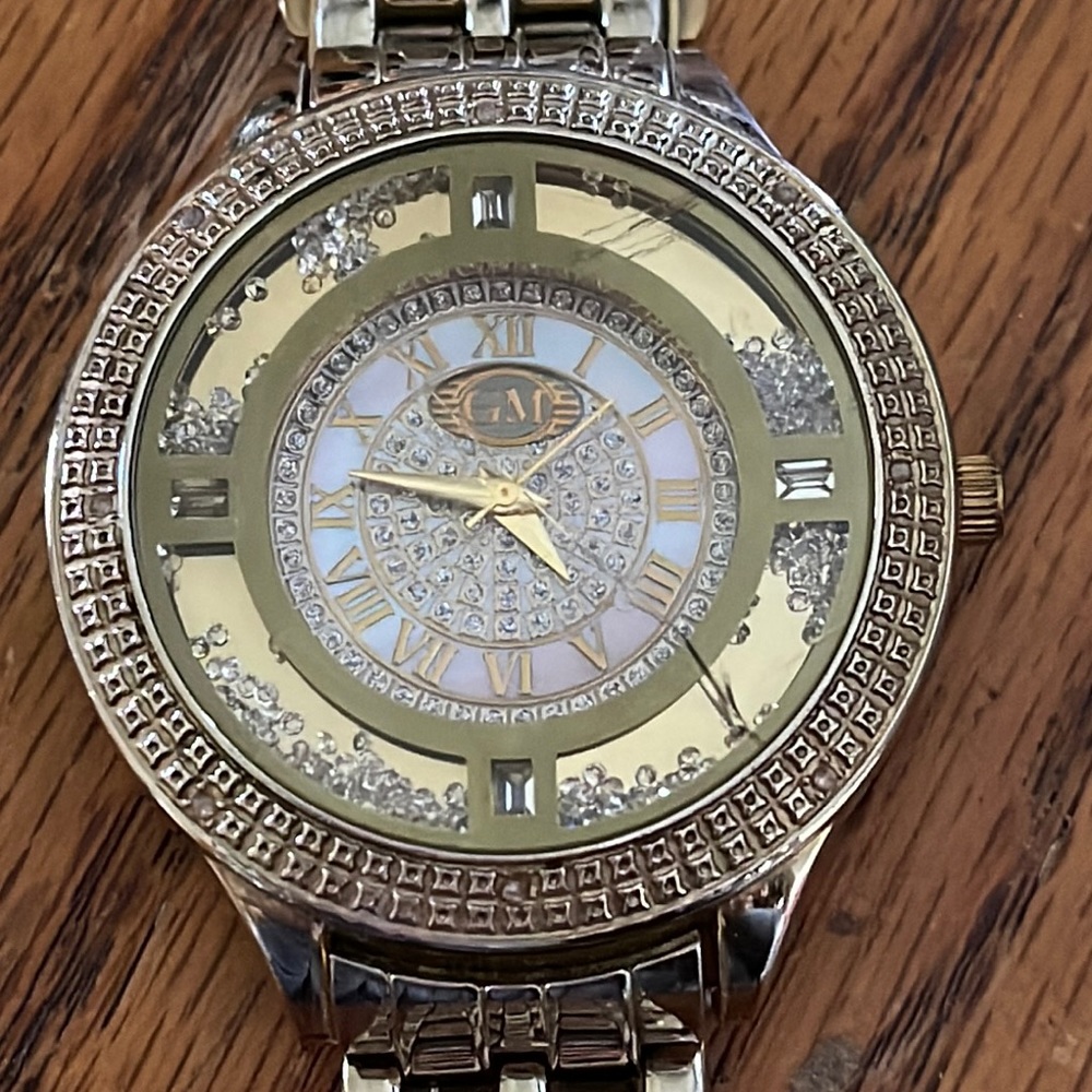 Vintage Grand Master diamonds mens watch